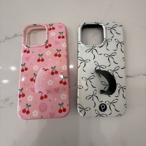 Loopy Cherry and Bow Phone Cases